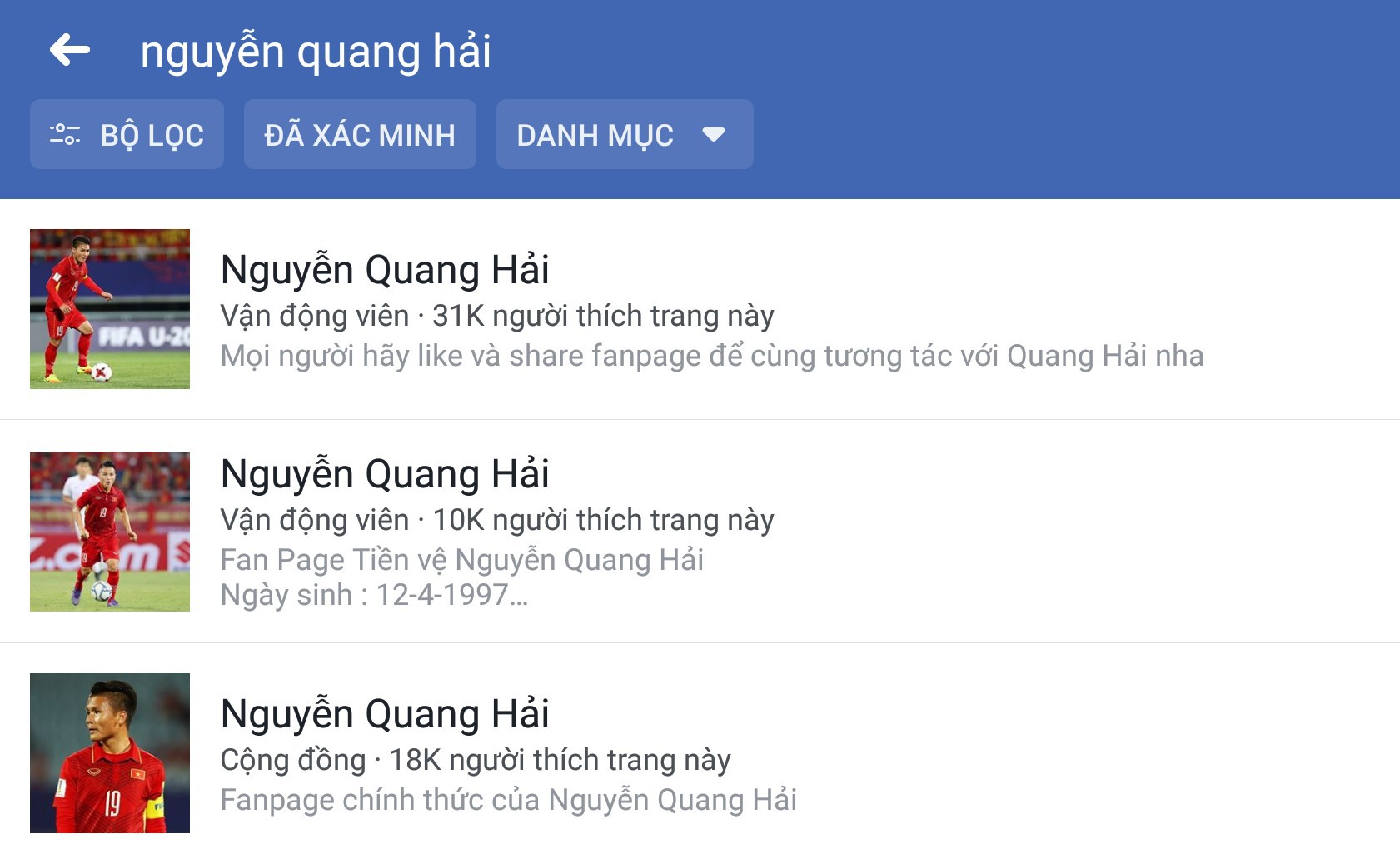 ​Cyber firm warns of fake Facebook profiles posing as Vietnam’s football players