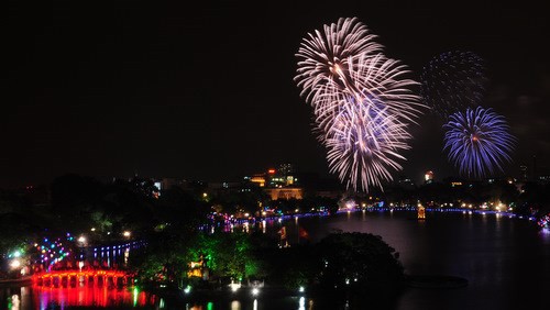 ​Hanoi welcomes Lunar New Year with multiple firework displays