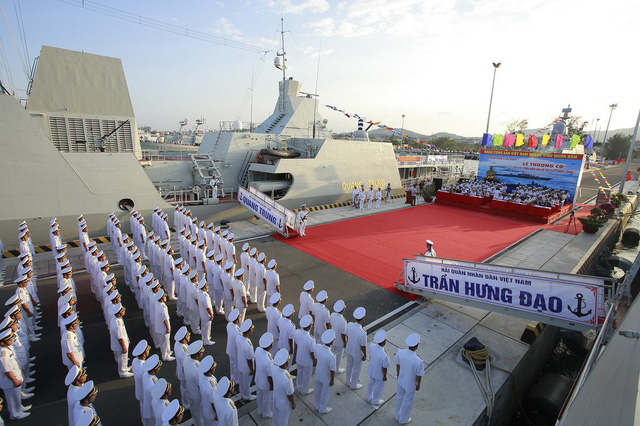 ​Vietnam hoists flags on two missile escort warships 