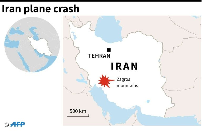 66 feared dead as plane crashes in Iran mountains