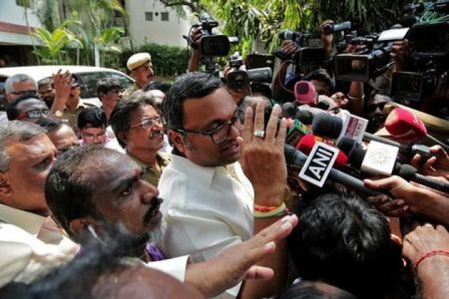 Indian police probing graft case arrest son of former finance minister Chidambaram