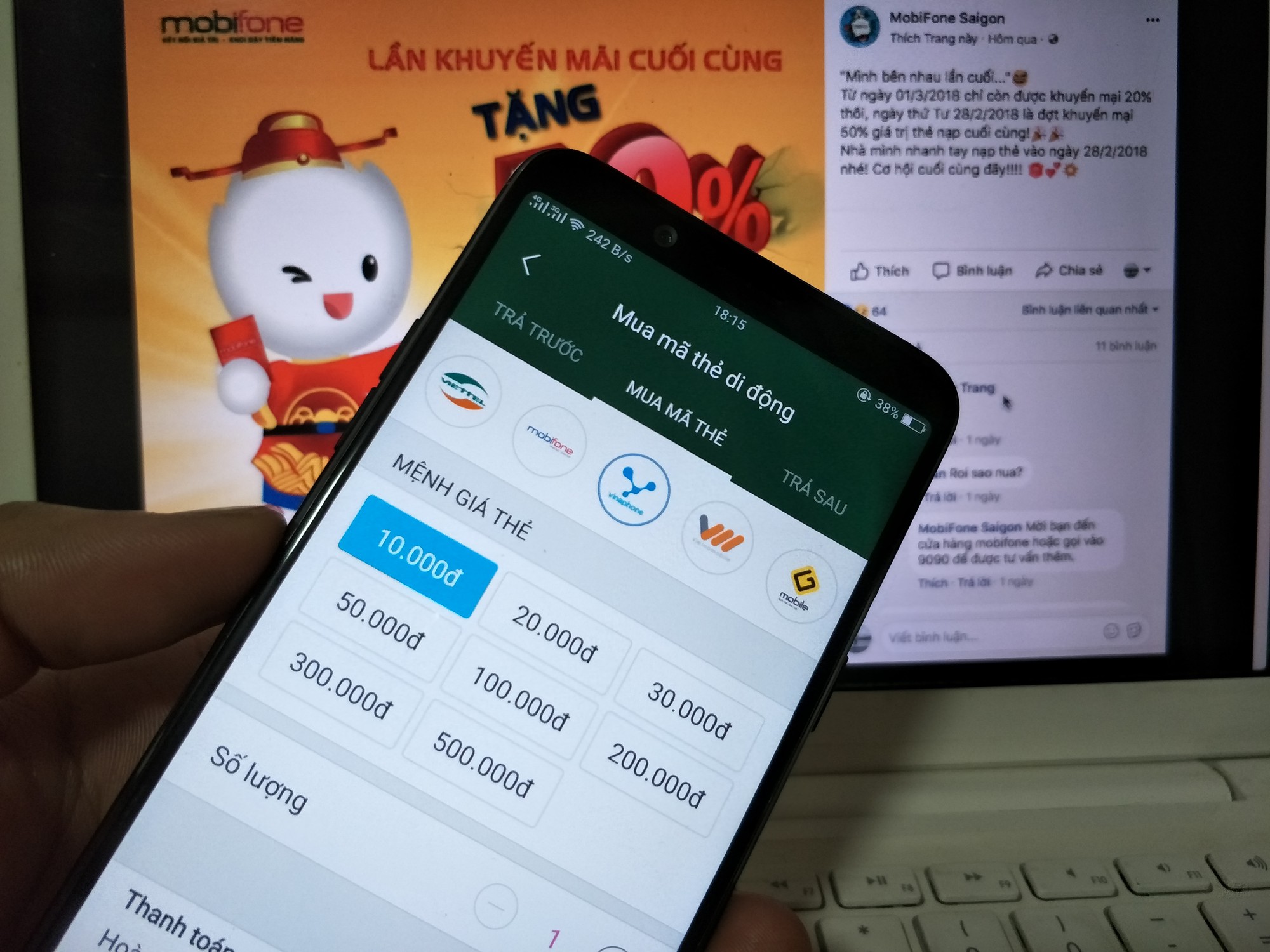 Vietnam networks jammed as users go ‘all-in’ on last day of 50% top-up bonus