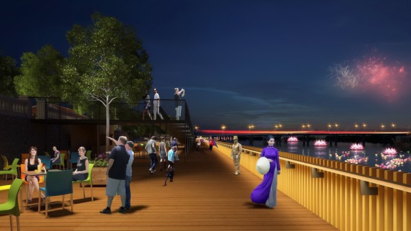 Hue to pave walkway by iconic river with rare, expensive ironwood