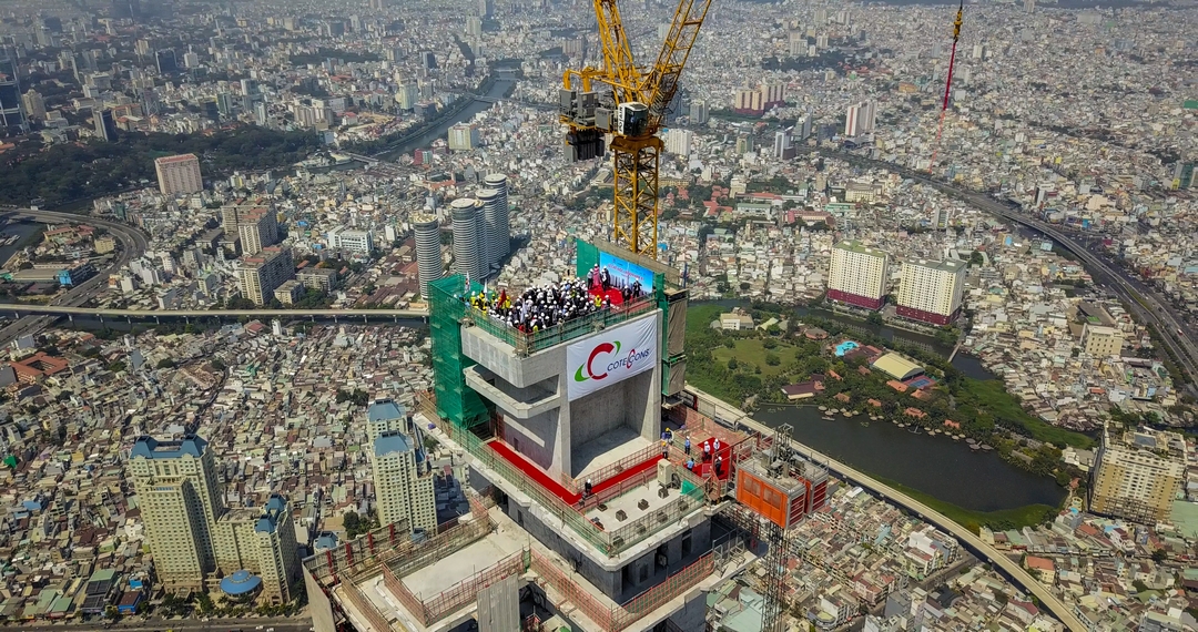 ​Topping out ceremony held for Vietnam’s tallest tower