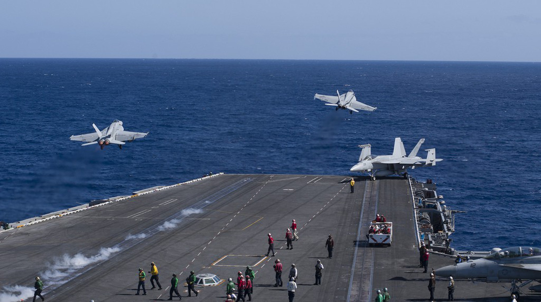 ​Story from aboard aircraft carrier USS Carl Vinson, which will visit Vietnam