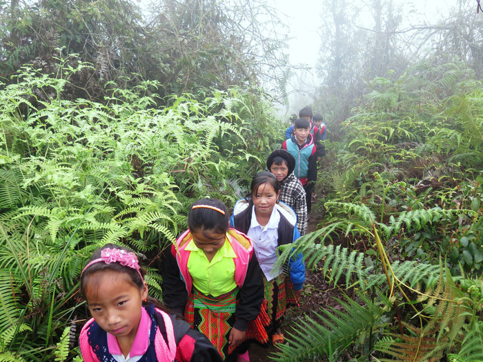 ​Uphill both ways: Vietnamese students brave jungles, snakes for a shot at education