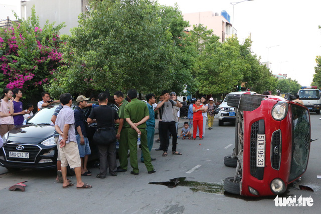 ​Hit-and-run leads to multiple collisions in Ho Chi Minh City