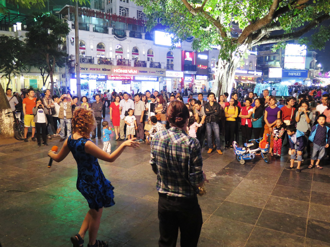 ​Weekend walking streets draw an affable picture of Hanoi