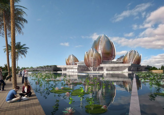 Hanoi pulls plug on floating lotus-shaped theater project