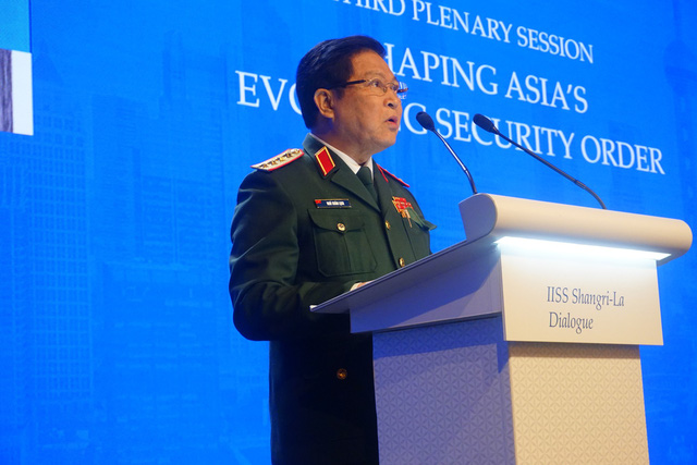 ​Vietnam defense minister talks regional security order at Shangri-La Dialogue