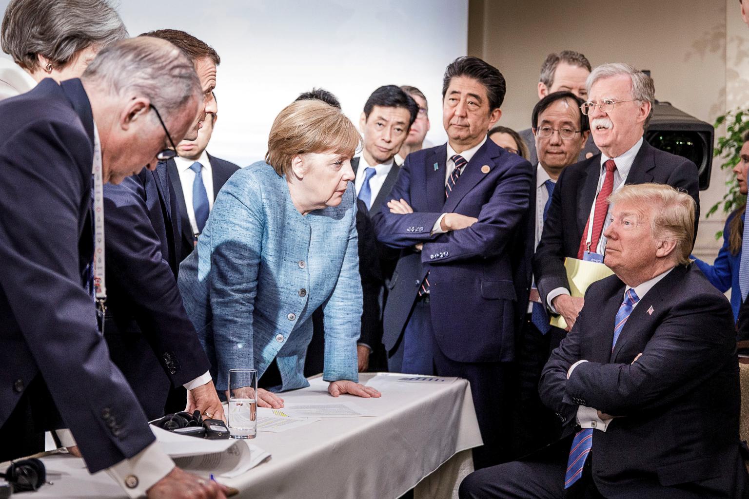 One 'rant,' rough talks sour G7 mood in confrontations with Trump