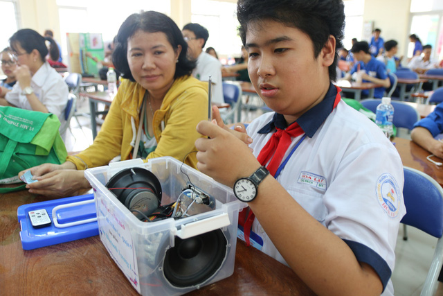 ​Vietnamese students showcase surprising products at Ho Chi Minh City contest