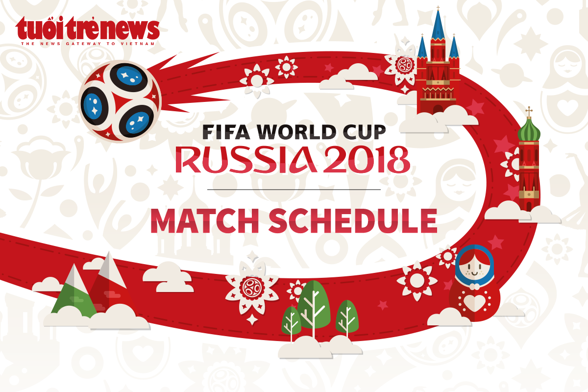 2018 FIFA World Cup schedule in Vietnam