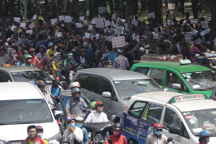​Four prosecuted for damaging properties during protest in Ho Chi Minh City