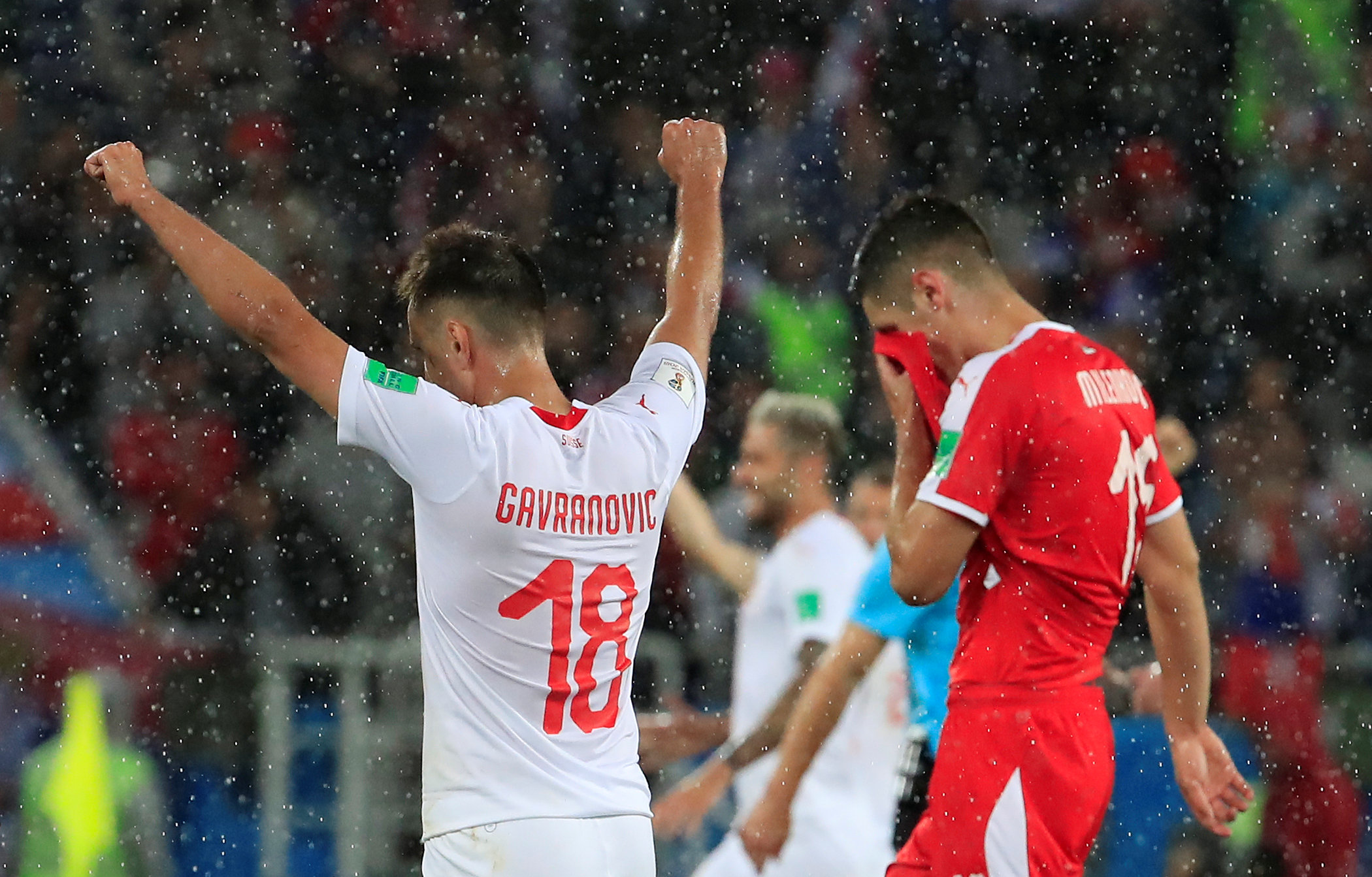 ​Shaqiri snatches last-gasp win for Swiss over Serbia