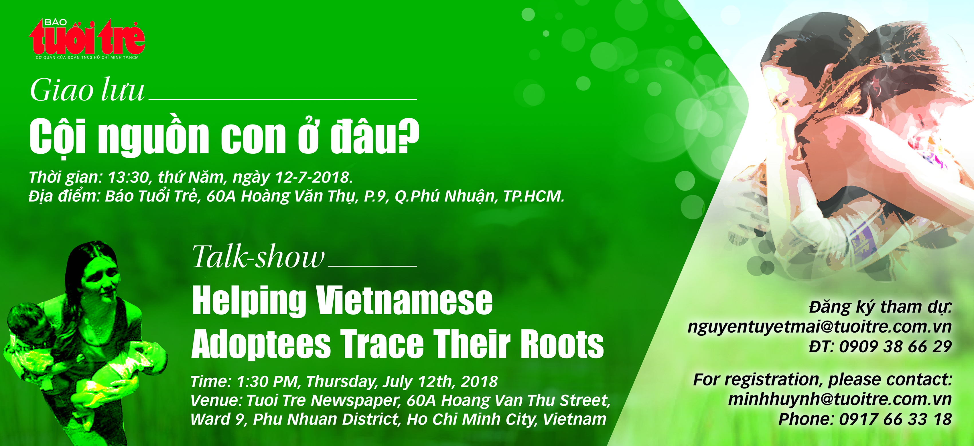 Tuoi Tre launches program to help Vietnamese adoptees trace roots