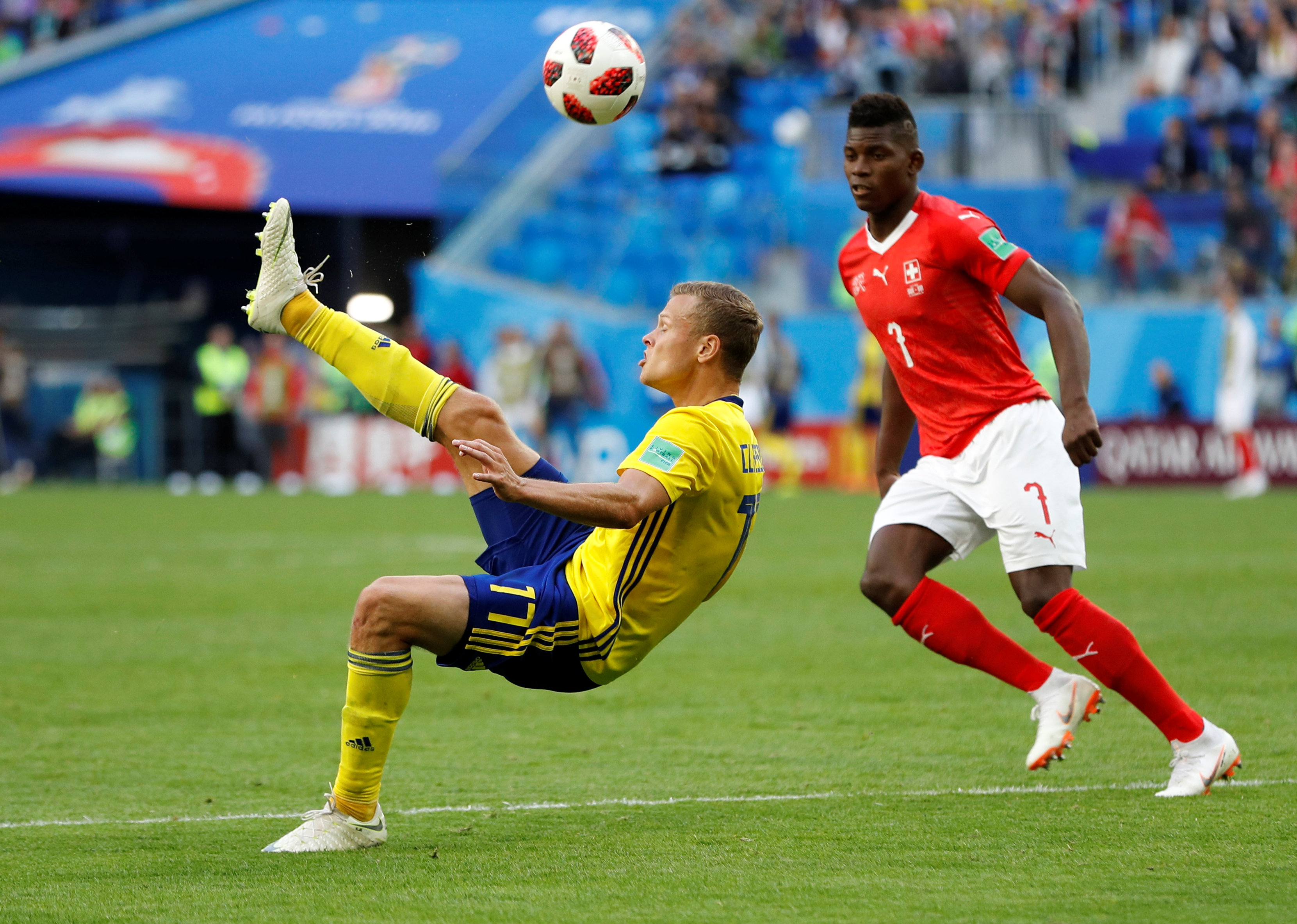 ​Sweden win scrappy Swiss encounter to reach World Cup quarter-finals