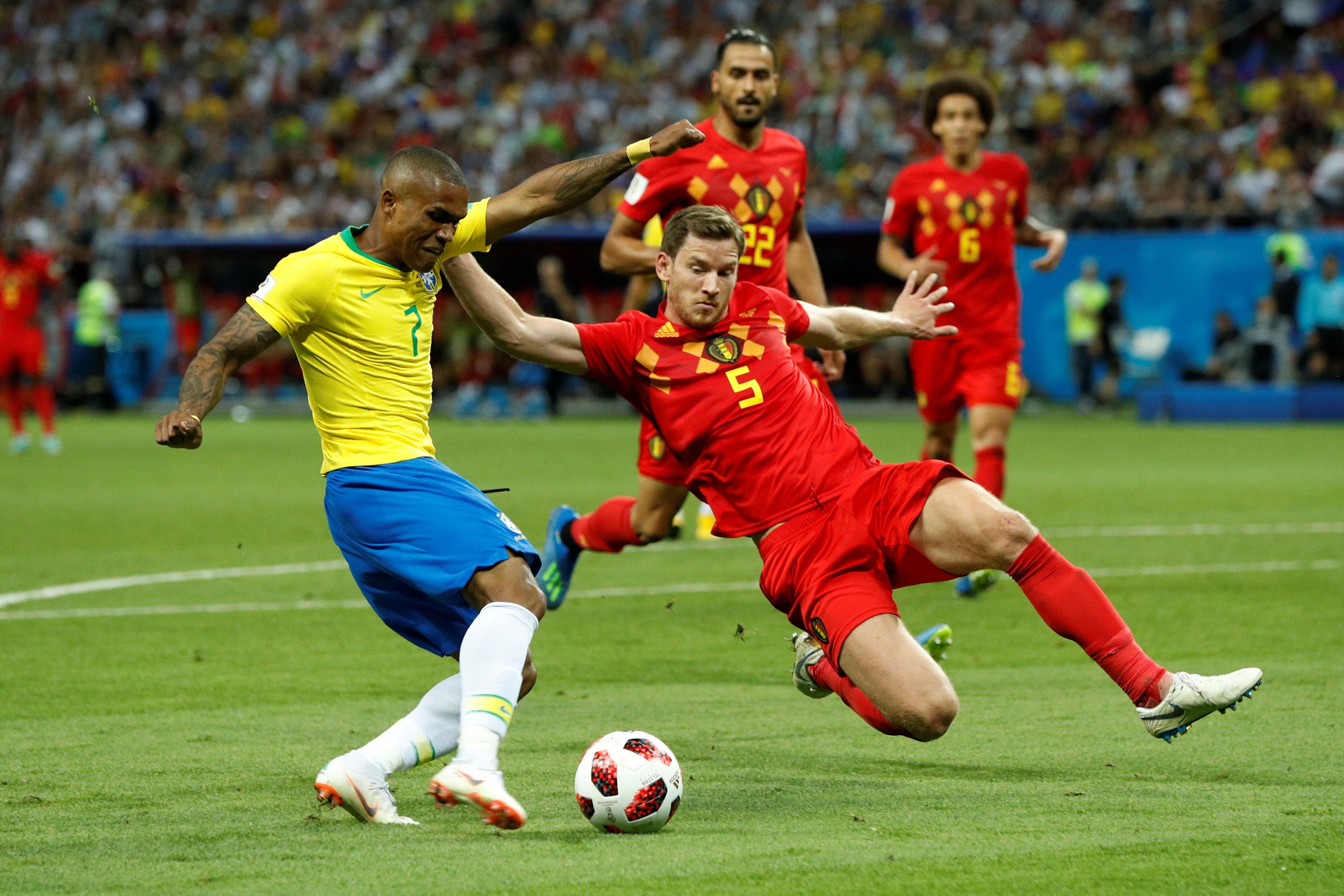 ​Belgium dump Brazil out of World Cup with 2-1 win