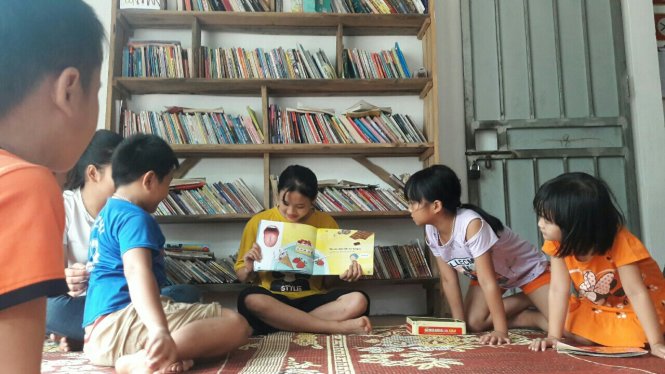 A library in the center of Vietnam’s floodplain