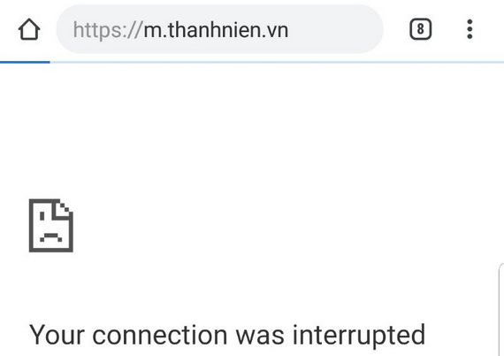 ​Vietnamese online newspapers, users hit by rare data center outage