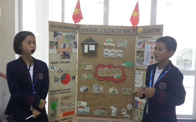 ​Vietnamese seventh graders invent garbage processing strategy