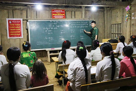 ​Vietnamese border patrol turns teacher to help remote areas acquire literacy