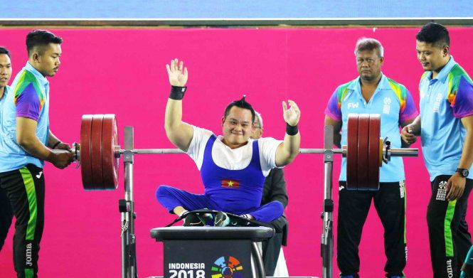 Former lottery ticket seller clinches gold at 2018 Asian Para Games