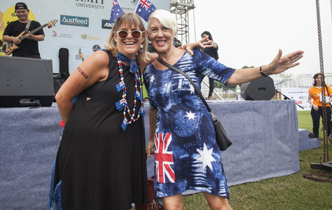Karen Lanyon at the Australia Day 2017. Photo: Supplied
