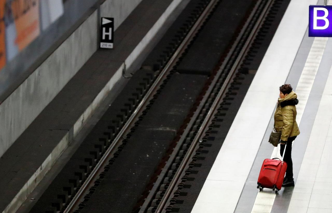 Long-distance rail traffic in Germany halted due to strike