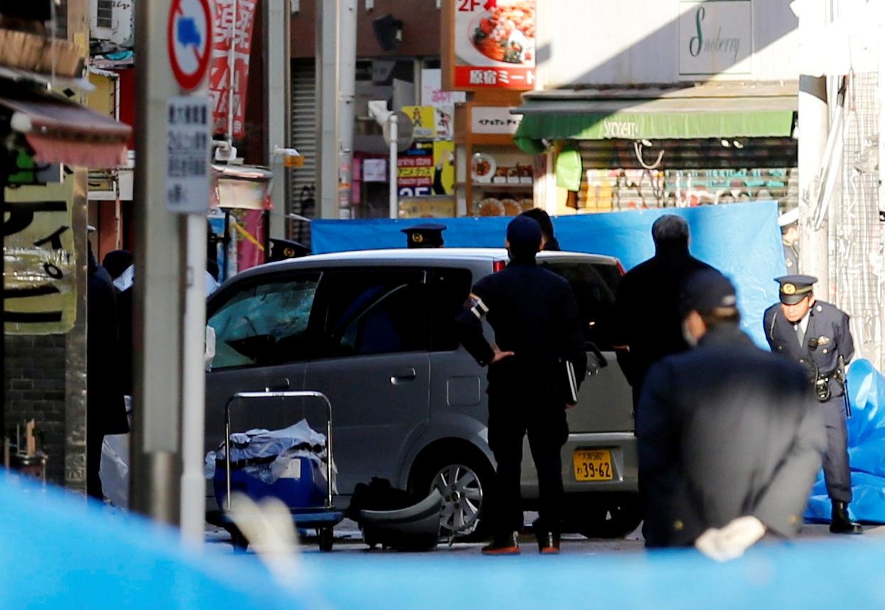 Car crashes into New Year's crowd in Tokyo in suspected terror attack, eight injured
