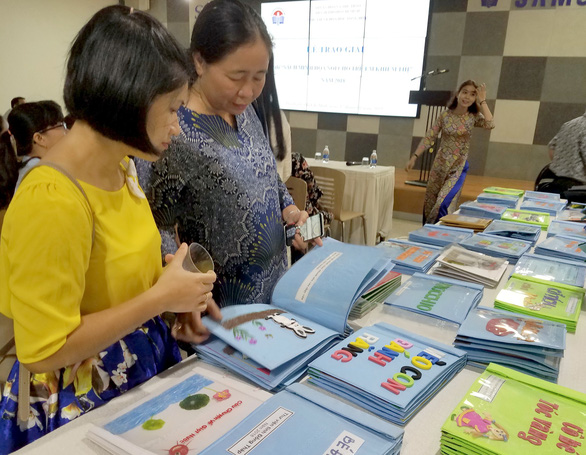 Tactile books for the blind on display in Ho Chi Minh City