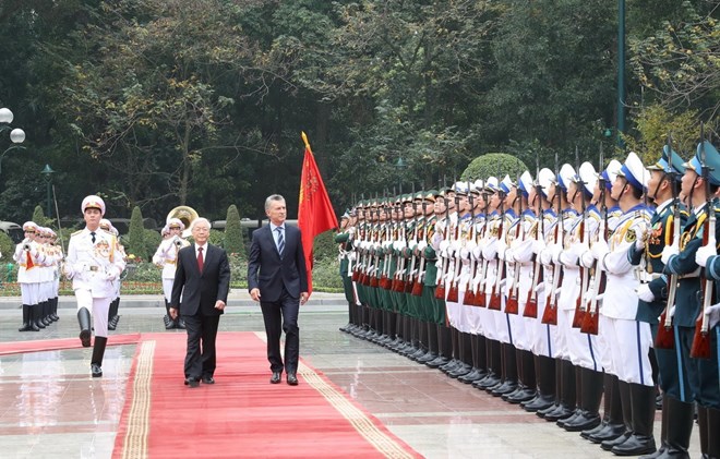 Argentine president on first state visit to Vietnam