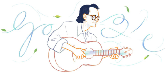 Google Doodle honors late renowned Vietnamese songwriter Trinh Cong Son