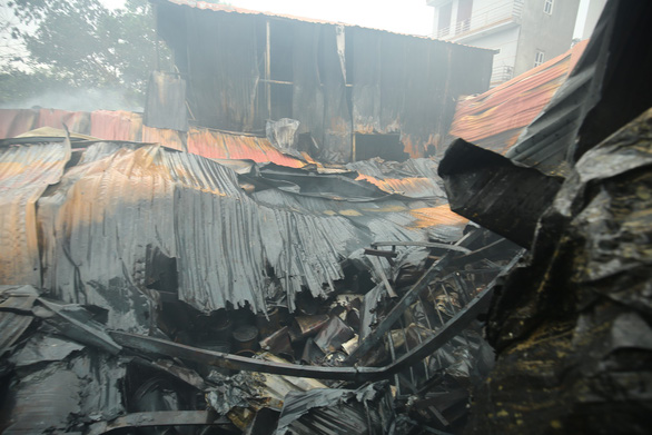 Eight feared dead as fire engulfs workshop complex in Hanoi
