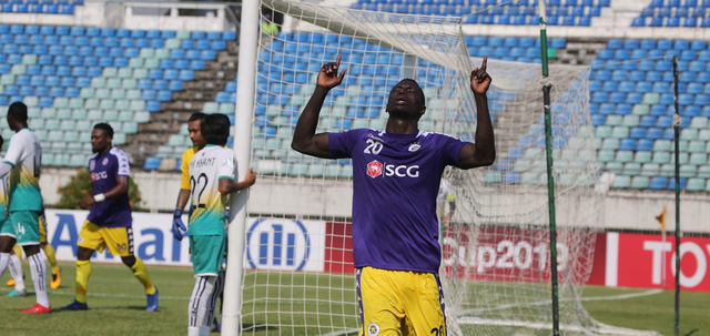 Hanoi FC wins 5-2 in AFC Cup group-stage game in Myanmar