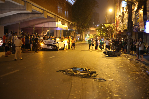 Driver arrested after killing street sweeper in DUI crash in Hanoi