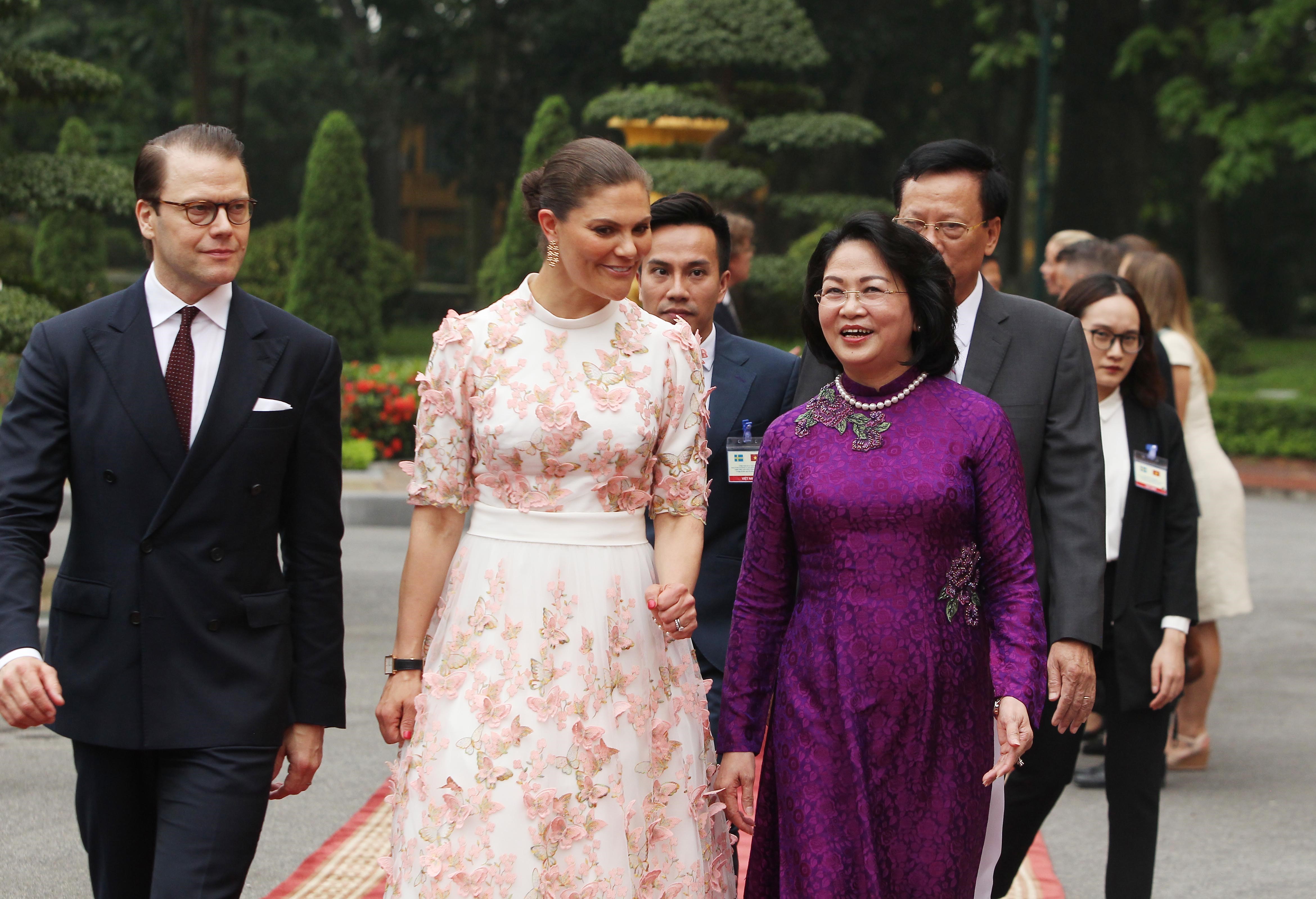 Vietnamese vice-president, Swedish crown princess talk measures to boost bilateral ties