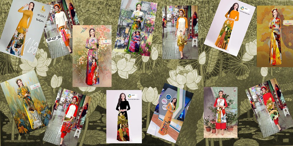 In Vietnam, ao dai makers use artworks as patterns without permission