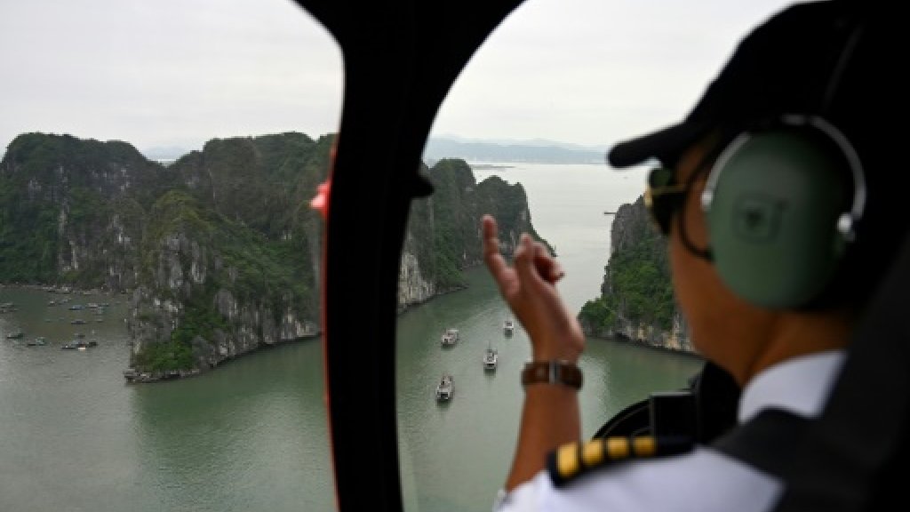 Ha Long heli: Vietnam launches chopper rides in famous bay