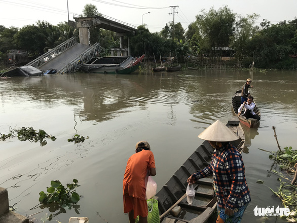 Overweight truck responsible for toll bridge collapse in Vietnam’s Mekong Delta: authority