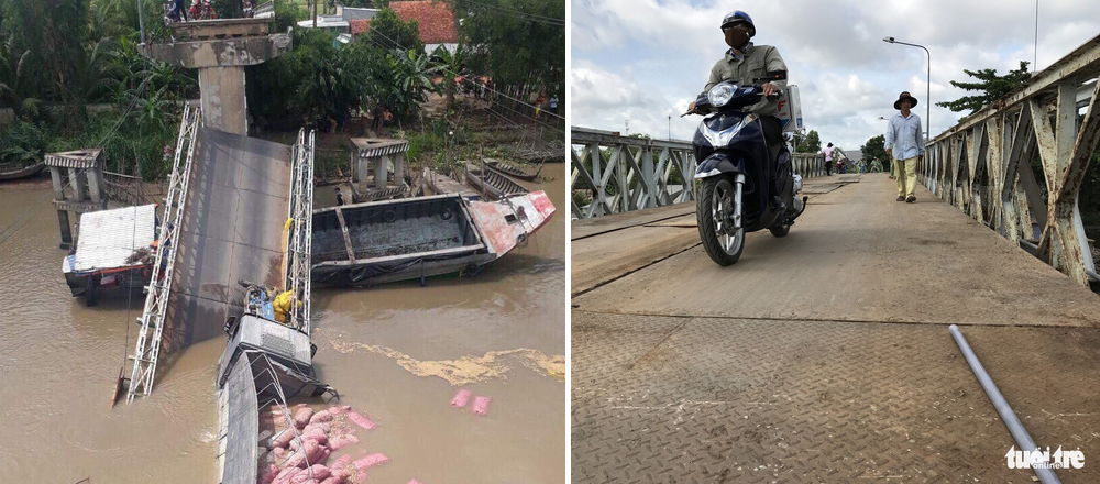 Vietnam province repairs collapsed bridge in 6 days