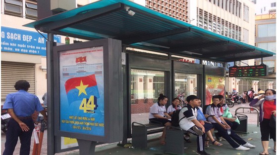 Ho Chi Minh City adds disabled-friendly bus stations fitted with surveillance cameras