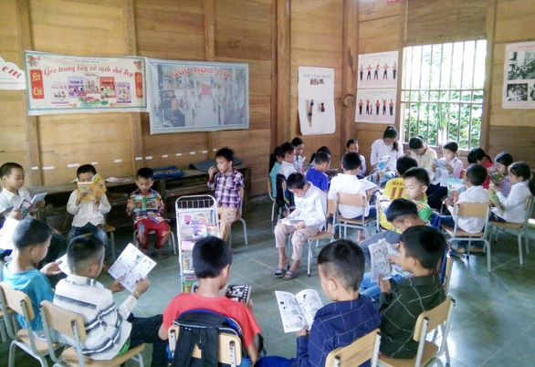 Mini-library for summer in Vietnam's mountainous region