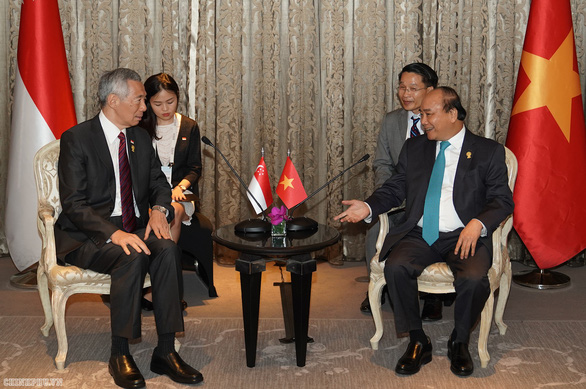 Vietnamese premier criticizes Singaporean PM’s ‘invasion’ statement during bilateral talks