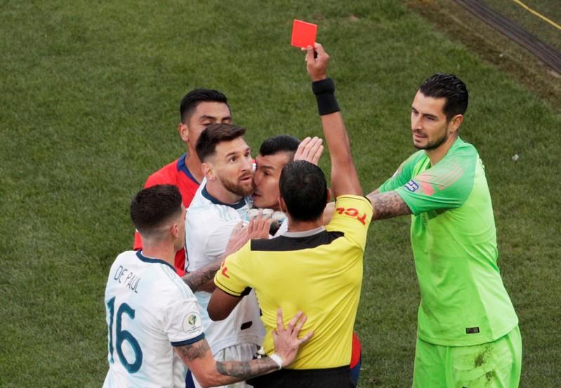 Angry Messi slams 'Brazil fix' after Copa red card