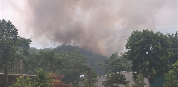 Wildfire breaks out again in north-central Vietnamese province