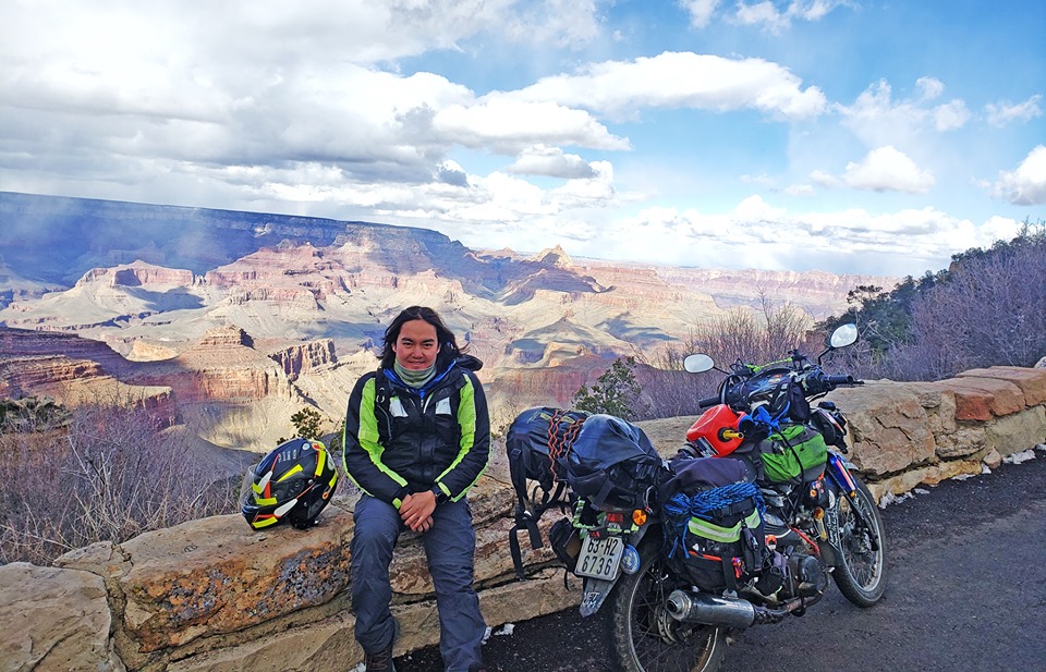 Vietnamese man visits 50 countries, and counting, on motorbike