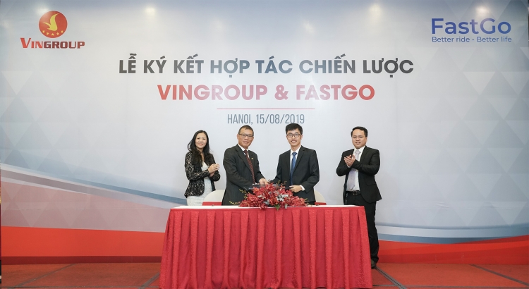 Vingroup, FastGo team up to have cars used in ride-hailing services