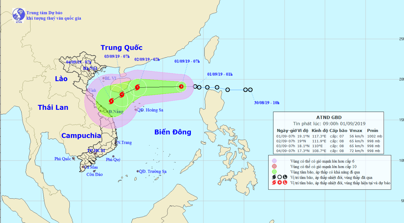 Fresh tropical depression enters East Vietnam Sea, likely to become storm