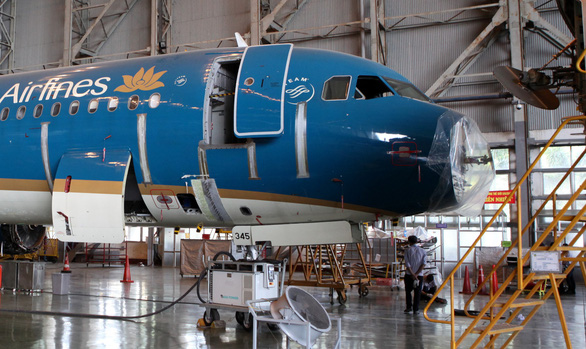 Bird strike leaves dent in Vietnam Airlines plane nose, damages radar